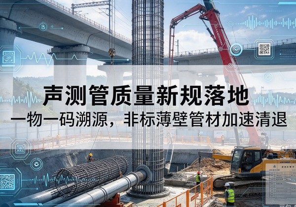 盐山声测管质量新规落地，一物一码溯源，非标薄壁管材加速清退