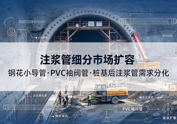 盐山注浆管细分市场扩容，隧道钢花小导管、PVC 袖阀管、桩基后注浆管需求分化